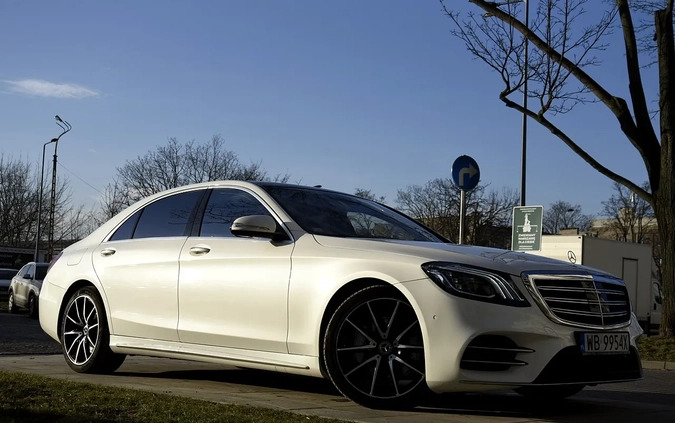 Mercedes-Benz Klasa S cena 329997 przebieg: 103744, rok produkcji 2019 z Polkowice małe 379